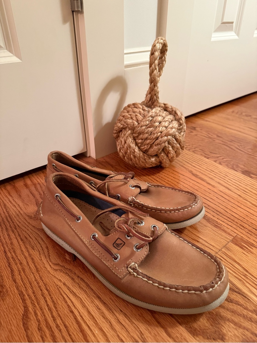 Sperry Men's Tan Leather Classic Boat Shoes
